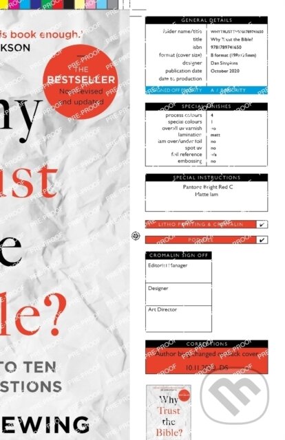 Why Trust the Bible? (Answers to Ten Tough Questions) - kniha z kategorie Filozofie