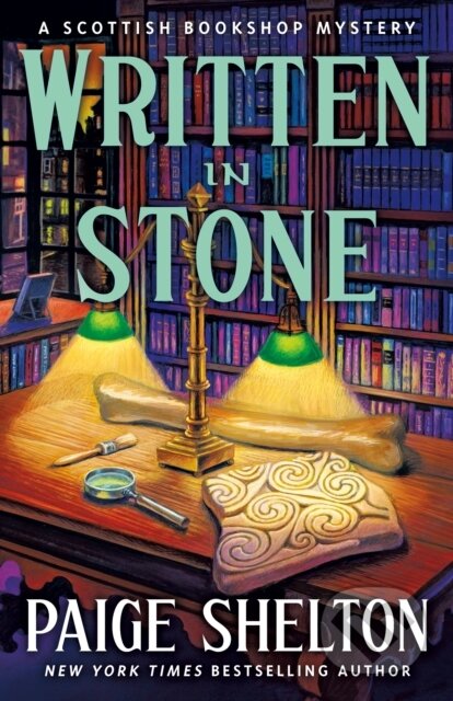 Kniha: Written in Stone (Paige Shelton). Minotaur Books, 2025