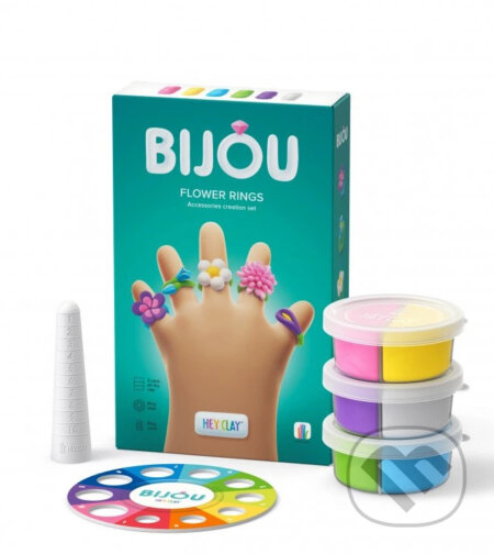 Společenská hra: Hey Clay Bijou kvetinové prstienky (Hey Clay). Hey Clay, 2025