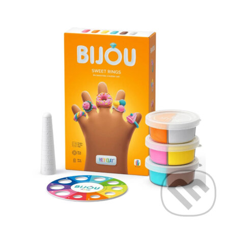 Společenská hra: Hey Clay Bijou roztomilé prstienky (Hey Clay). Hey Clay, 2025
