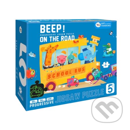 Puzzle Beep! Na ceste 3v1 - puzzle z kategorie Dětské puzzle