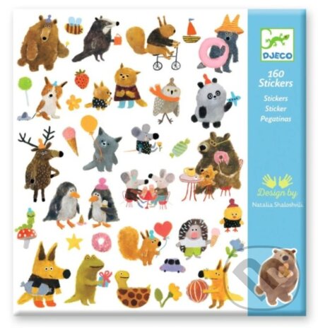 Společenská hra: Samolepky Postavičky Djeco zvířátka (Djeco). Djeco, 2026