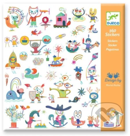Společenská hra: Samolepky Postavičky (Djeco). Djeco, 2026