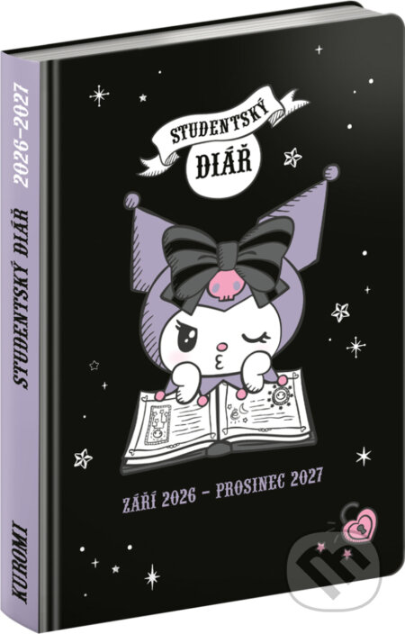NOTIQUE Studentský diář Kuromi 2026/2027 (Notique). Notique, 2026