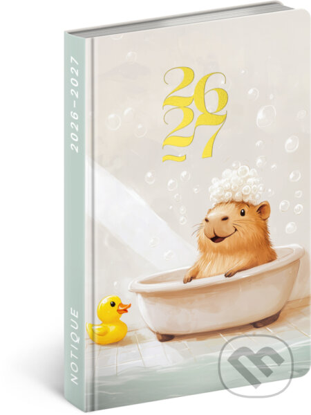 NOTIQUE 18-mesačný diár Petito – Kapybara 2026/2027 (Notique). Notique, 2026