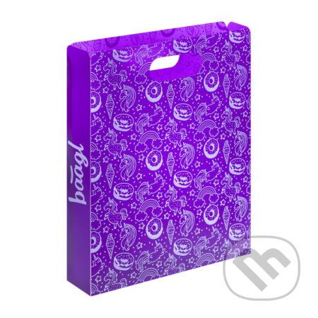 Plastové dosky na školské zošity Baagl Jednorožec