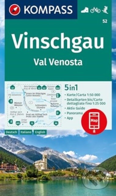 Vinschgau, Val Venosta 1: 50 000