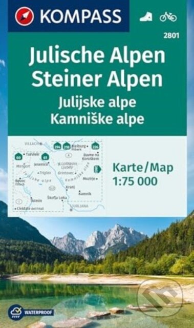Julische Alpen, Steiner Alpen 1: 75 000