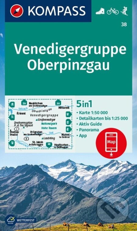 38 Venedigergruppe Oberpinzgau 1: 50 000
