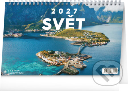NOTIQUE Stolní kalendář Svět 2027 (Notique). Notique, 2026
