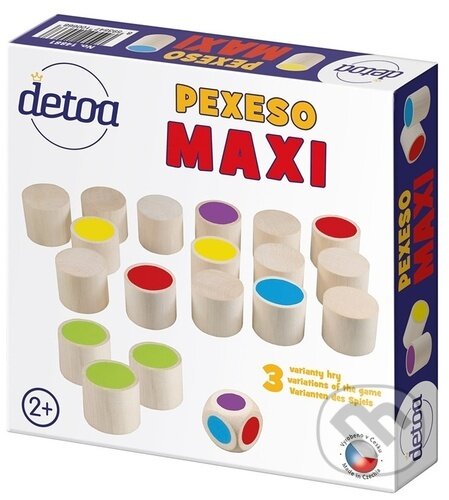 Spoločenská hra: MAXI pexeso (DETOA). DETOA, 2026