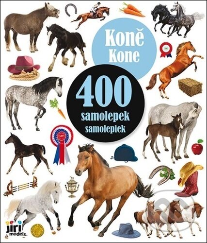 400 samolepek Koně