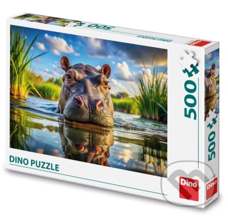 Puzzle 500: Roztomilý hroch