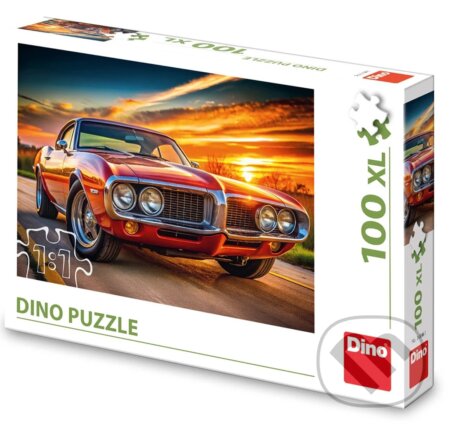 Puzzle 100XL: Firebird 69 v západu slunce