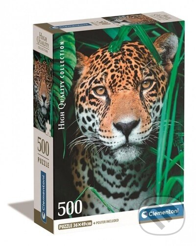 Puzzle: Puzzle Jaguár v džungli Compact 500 dílků (Clementoni). Clementoni, 2026