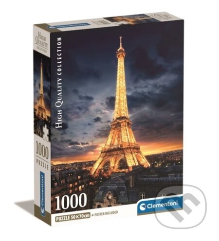 Puzzle: Puzzle Eiffelova věž 1000 dílků (Clementoni). Clementoni, 2026