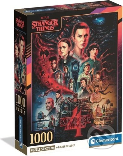 Puzzle: Puzzle Stranger Things S01 1000 dílků (Clementoni). Clementoni, 2026