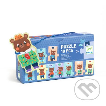 Puzzle: Postupové puzzle Obleč medvedíka (Djeco). Djeco, 2025