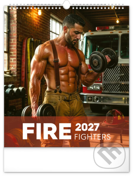 NOTIQUE Nástenný kalendár Dreamy Firefighters 2027 (Notique). Notique, 2026