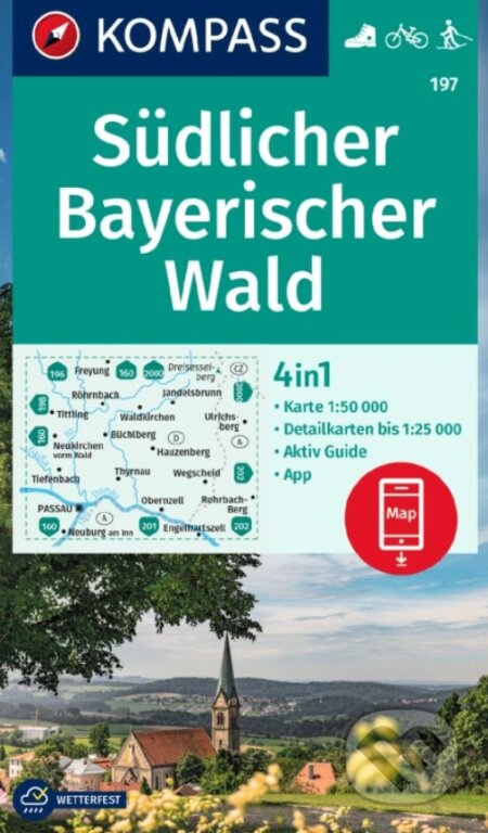 Südlicher Bayerischer Wald 1: 50 000