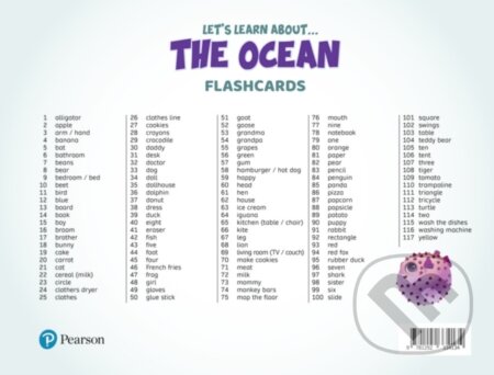 Kniha: Let´s Learn About the Ocean K1 Flashcards (Pearson). Pearson, 2020