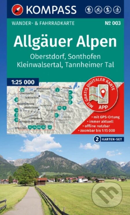 003 Allgäuer Alpen 1: 25 000