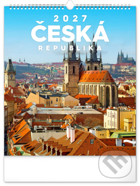 NOTIQUE Nástěnný kalendář Česká republika 2027 (Notique). Notique, 2026