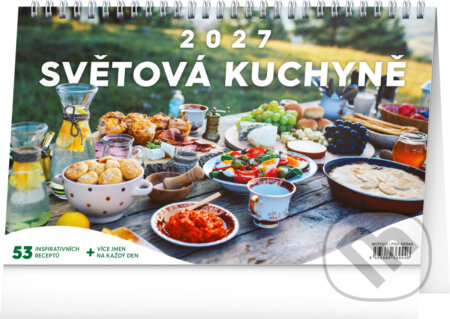 NOTIQUE Stolní kalendář Světová kuchyně 2027 (Notique). Notique, 2026