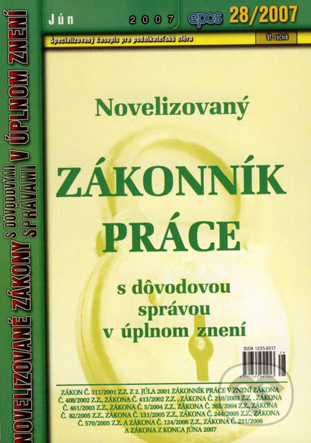 Novelizovaný Zákonník práce, Epos, 2007