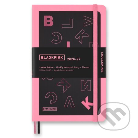 Moleskine – 18-mesačný týždenný horizontálny diár Blackpink 2026/2027 (Moleskine). Moleskine, 2026