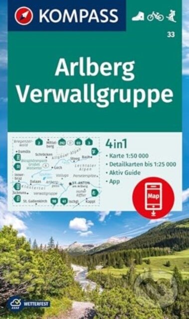 33 Arlberg, Verwallgruppe 1: 50 000