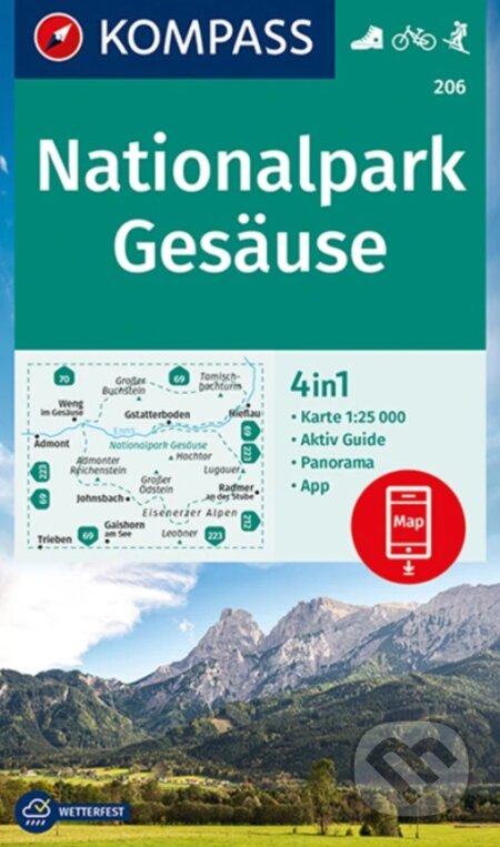 206 Nationalpark Gesäuse 1: 25 000