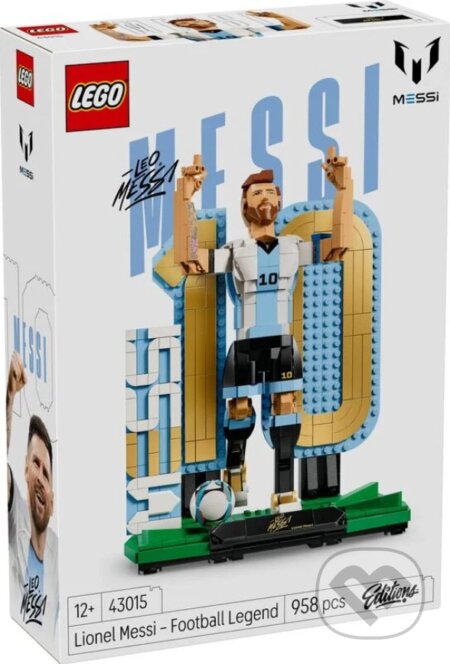 Spoločenská hra: LEGO® Editions 43015 Lionel Messi (LEGO). LEGO, 2026