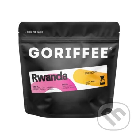Kávy a čaje: Rwanda Mushonyi Washed 250 g (Goriffee). Goriffee, 2025