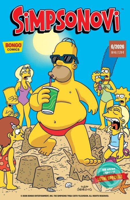 Kniha: Simpsonovi 6/2026 (různí). Crew, 2026