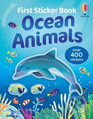 Kniha: First Sticker Book Ocean Animals (Jane Bingham). Usborne, 2026
