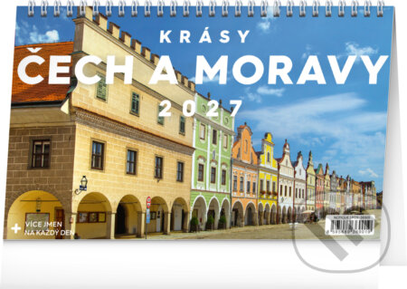 NOTIQUE Stolní kalendář Krásy Čech a Moravy 2027 (Notique). Notique, 2026
