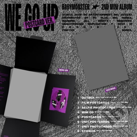 Hudobné CD: Babymonster:  We Go Up / Postcard Version (Bertus). Bertus, 2025