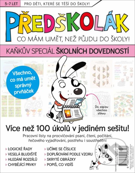 Kniha: Předškolák speciál – Kaňkův speciál školních dovedností (Autorský kolektív). Extra Publishing, 2026