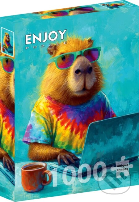 Puzzle: Puzzle Cool kapybara (1000 dílků) (Enjoy). Enjoy, 2026