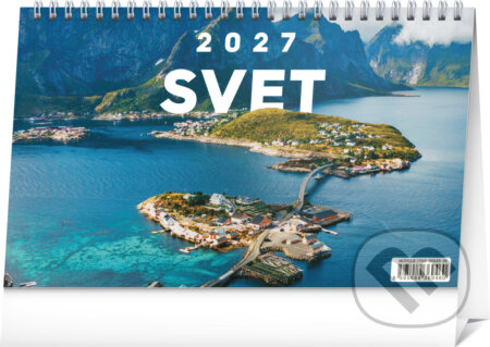 NOTIQUE Stolový kalendár Svet 2027 (Notique). Notique, 2026