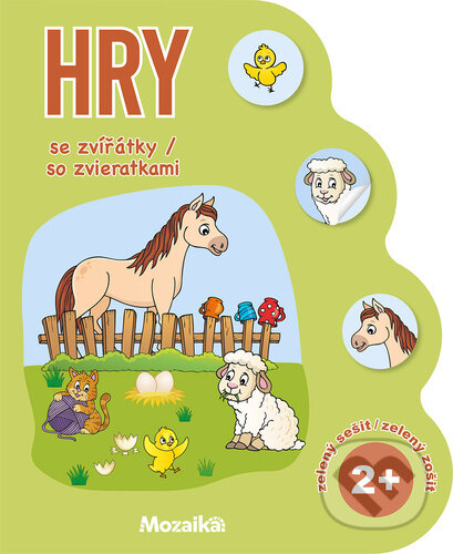 Kniha: Hry se zvířátky/so zvieratkami 2+ (Mozaik). Mozaik, 2024