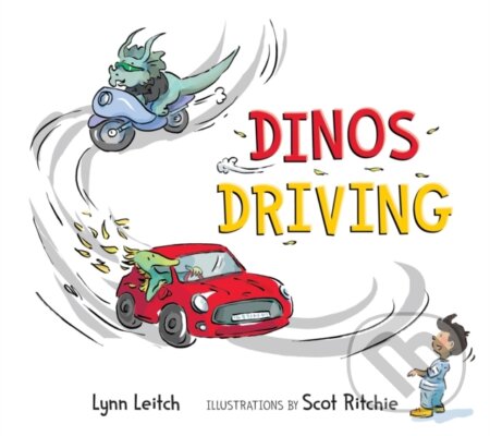 Kniha: Dinos Driving (Lynn Leitch). DAJAMA, 2022