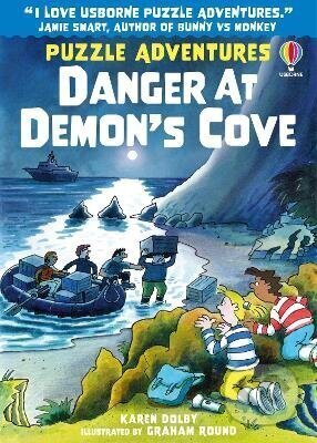 Kniha: Danger at Demon´s Cove (Karen Dolby). Usborne, 2026