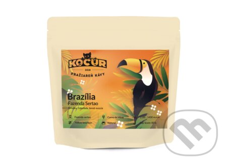 Kávy a čaje: Brazília Fazenda Sertao 250g (Kocúr). Kocúr, 2026