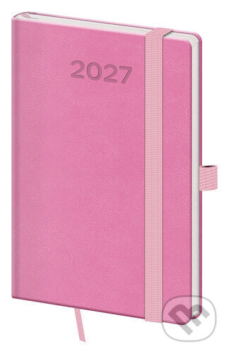 Kapesní diář 2027 A6 Print Pop růžový (Helma). Helma, 2026
