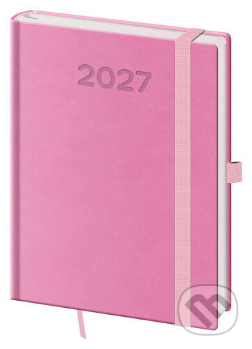 Týdenní diář 2027 B6 Print Pop růžový (Helma). Helma, 2026