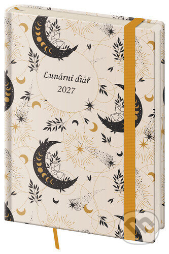 Týdenní diář 2027 B6 Lunární Luna s gumičkou (Helma). Helma, 2026