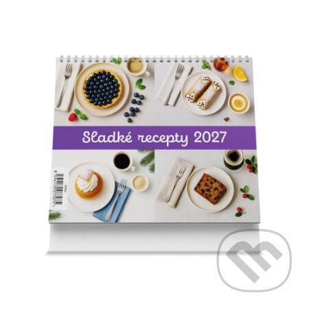 Sladké recepty 2027 - Stolní kalendář (VIKPAP). VIKPAP, 2026