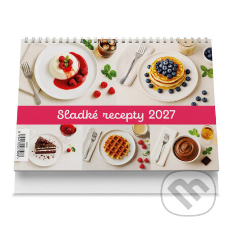 Sladké recepty 2027 - Stolní kalendář (VIKPAP). VIKPAP, 2026